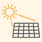 Solar panels absorb that energy